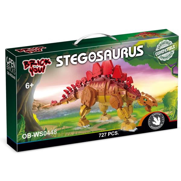 Öppna tegelstenar Stegosaurus