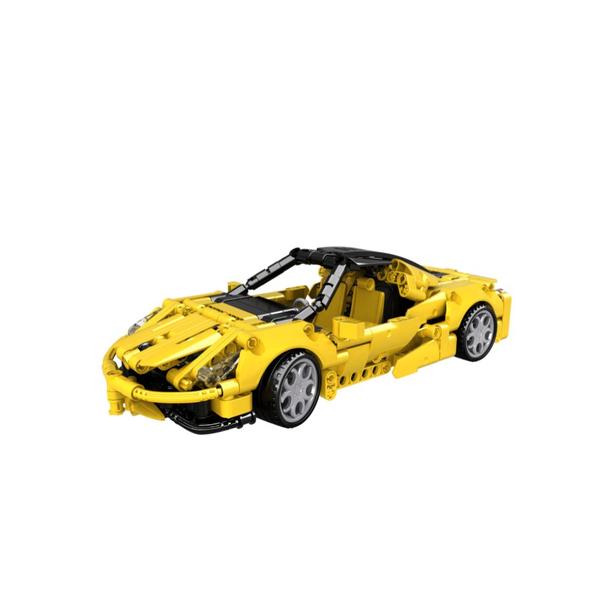 Sportsvogn med åbne mursten Yellow 