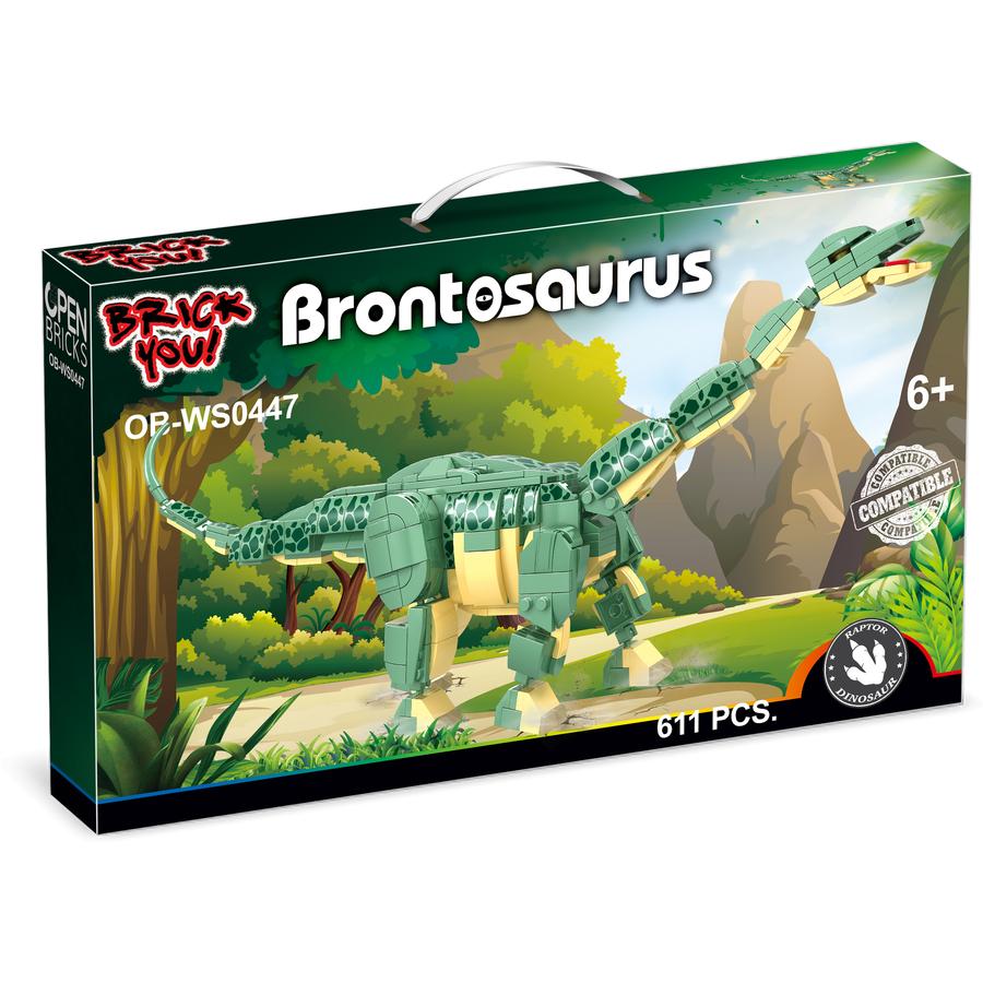 Öppna tegelstenar Brontosaurus