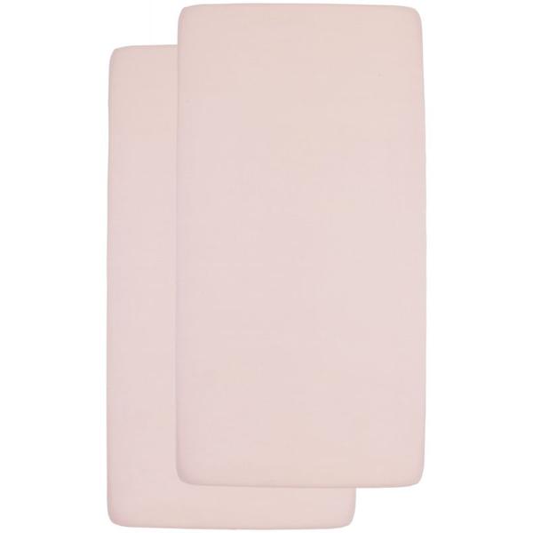 Meyco Jersey Spannbettlaken 2er Pack 70 x 140 / 150 Soft Pink