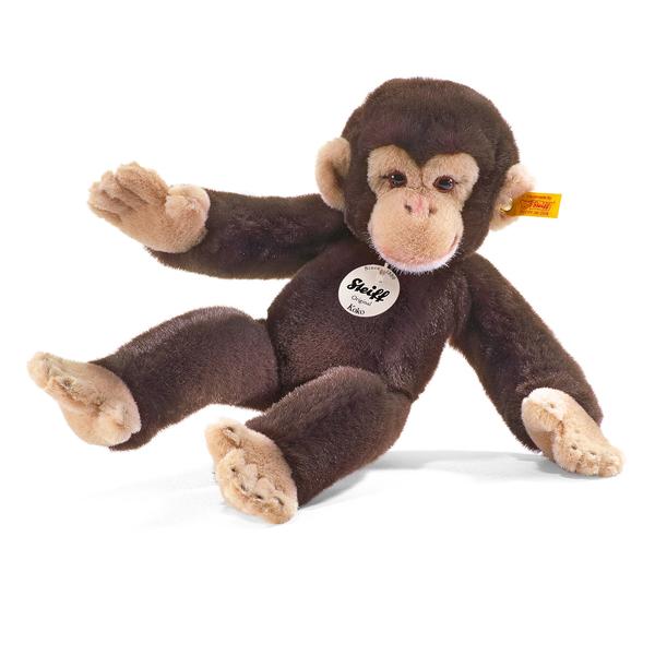 Steiff Sjimpanse Koko, brun 35cm