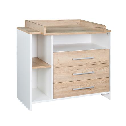Schardt Commode table à langer, plan à langer Eco Plus bois blanc | roseoubleu.fr