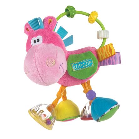 Playgro Toy Box Pferd Klipp Klapp mit Rassel NEU 