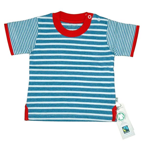 EBI & EBI Fairtrade T-skjorte stripete denim