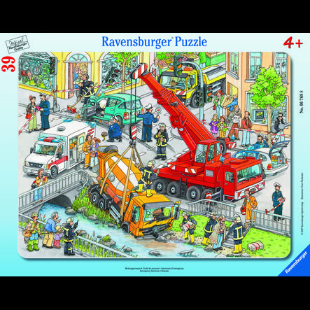 RAVENSBURGER Puzzle w ramce - Akcja ratunkowa, 39 elementów