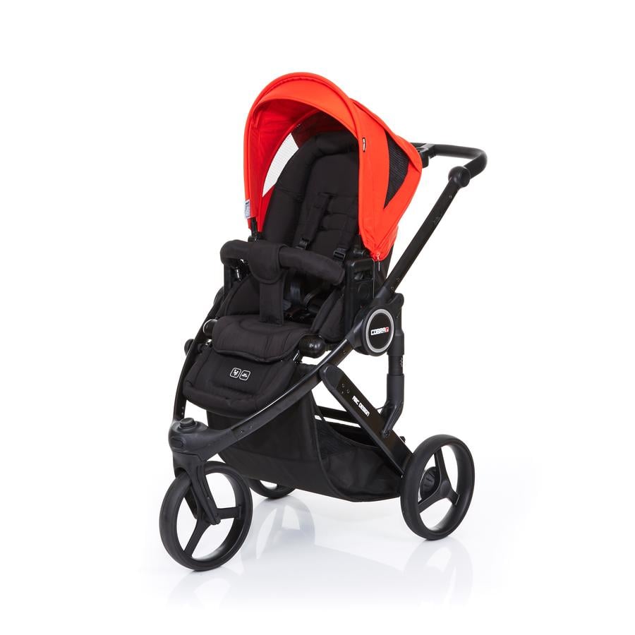 Abc Design Kinderwagen Cobra Plus Black Flame Gestell Black