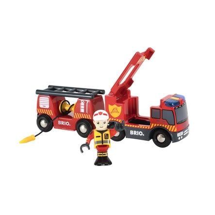 BRIO® Noodgevallen brandweertrein 33811