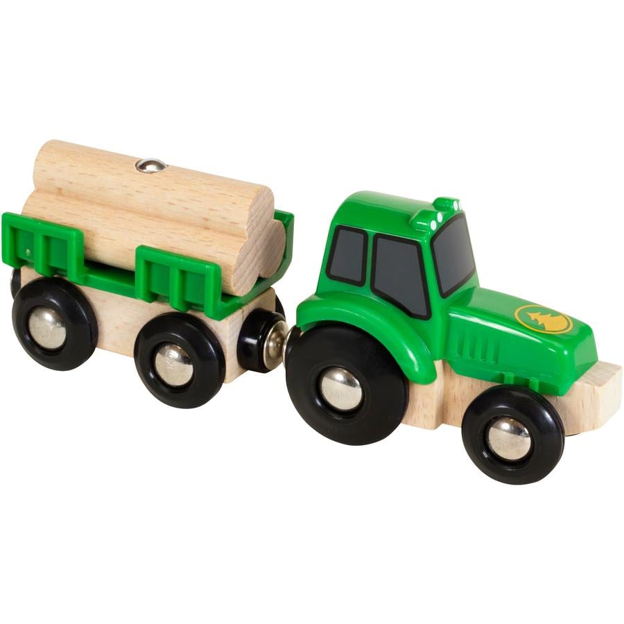 BRIO Traktor z drewnianą przyczepą 33799