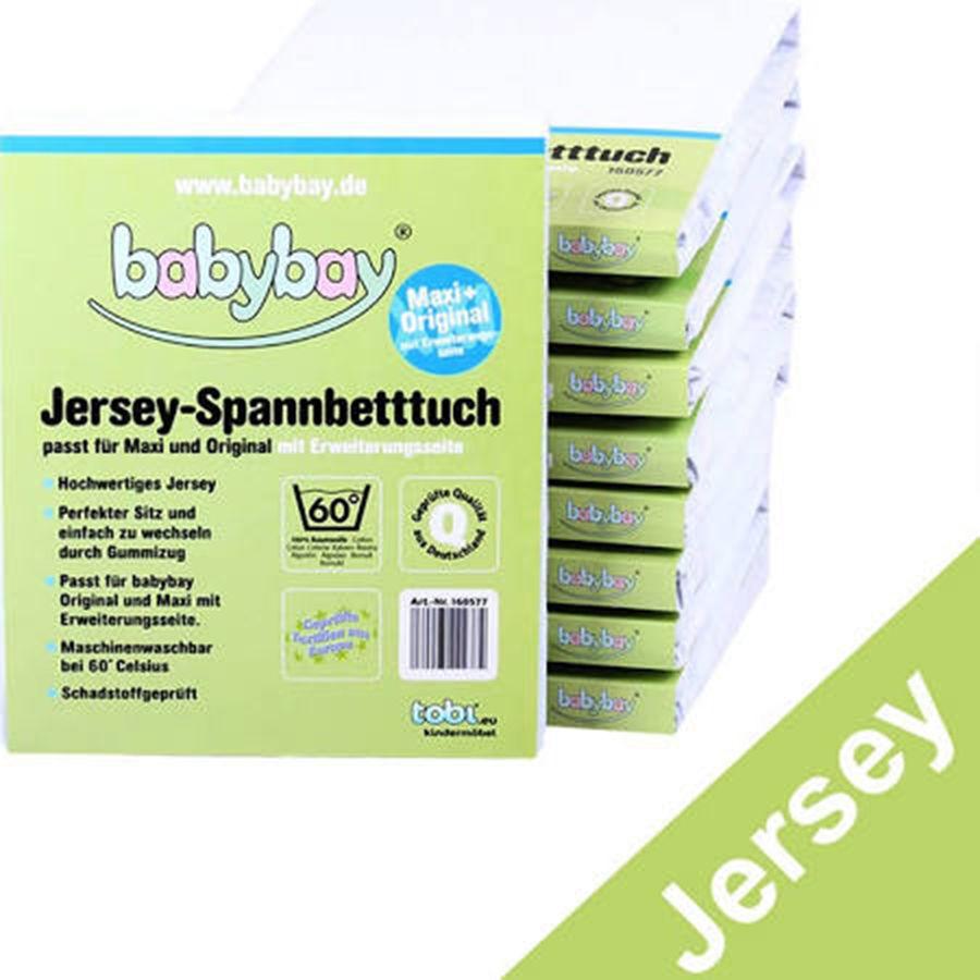 babybay Jersey Stræklagen XXL til original/maxi seng med sengeforlænger