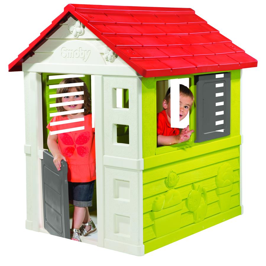 Smoby Spielhaus Natur Haus Babymarkt De