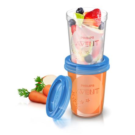 Philips Avent Pots De Conservation Repas Scf639 05 5x240 Ml 6 M Roseoubleu Fr