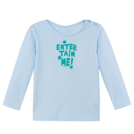ESPRIT Newborn Shirt met lange mouwen licht blauw