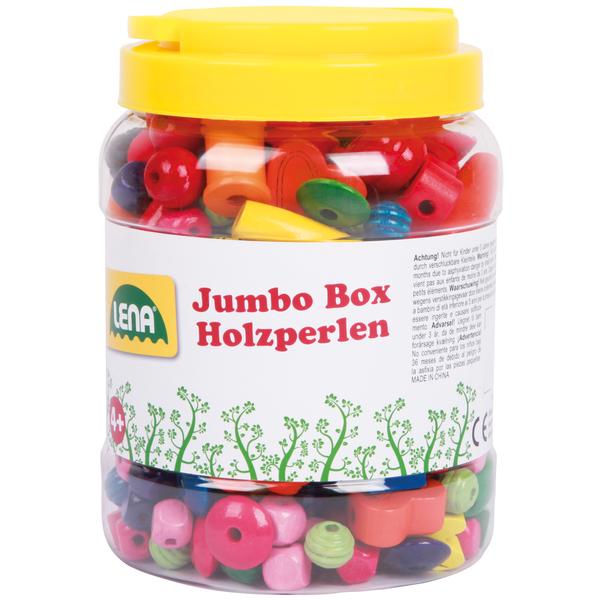 SMG LENA® Jumbo Box Träpärlor 32044