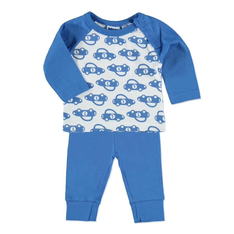 MAX COLLECTION Pyjamas til drenge blå/hvid