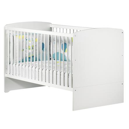 Baby Price Lit Bebe Evolutif New Basic Little Big Bed 140x70 Cm Blanc Roseoubleu Fr