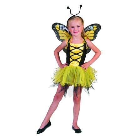 Funny Fashion Kostium karnawałowy Żółty motylkowy
