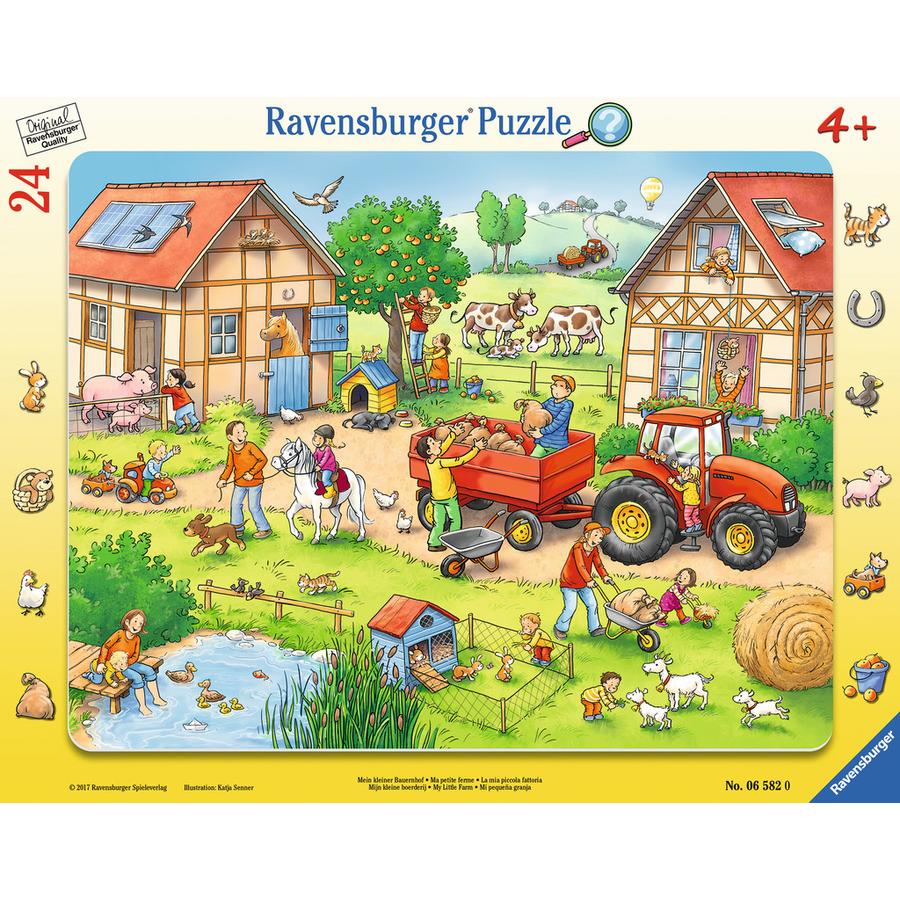 Ravensburger Frame puzzels - Mijn kleine boerderij, 24 stuks