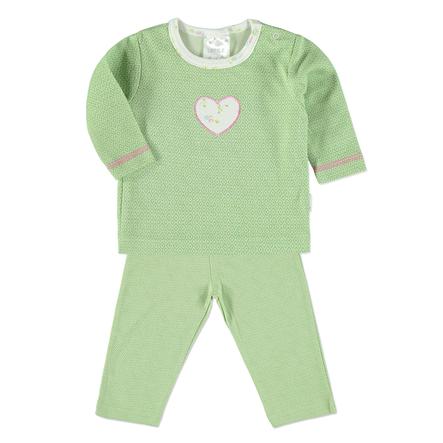 LITTLE Pyjama enfant rétro Coeur, vert
