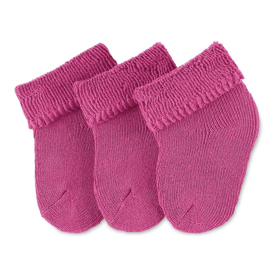 Sterntaler Girls First sokker 3-pakning magenta
