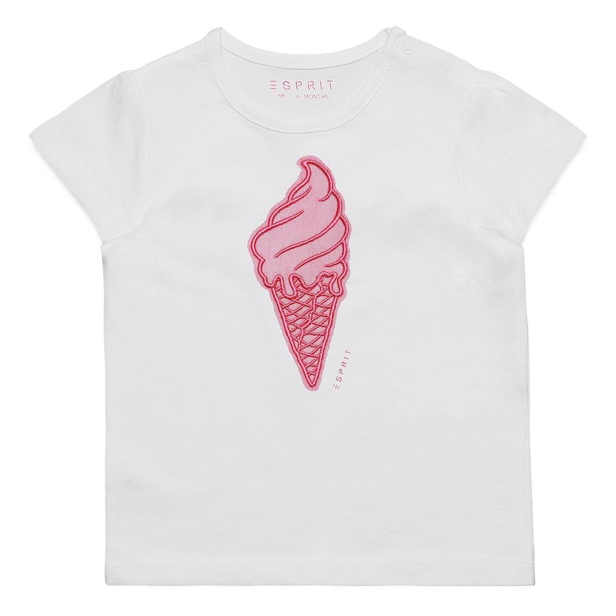 ESPRIT børn T-shirt Ice Cream white 