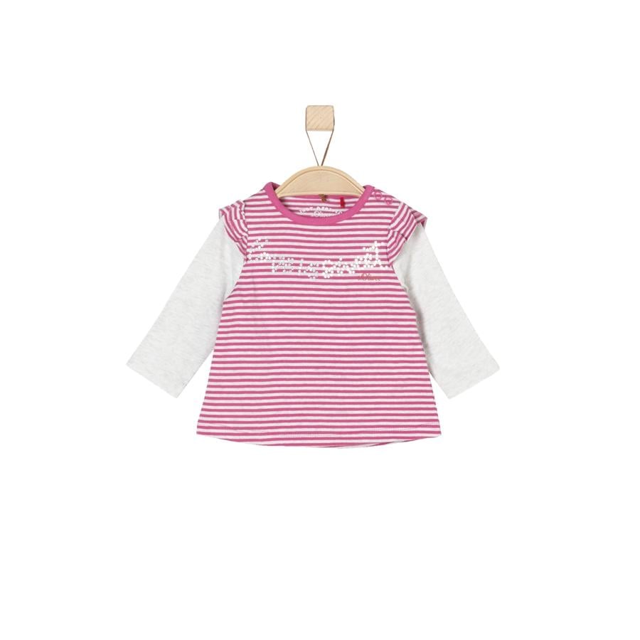 s.Oliver Girls Longsleeve pink stripes