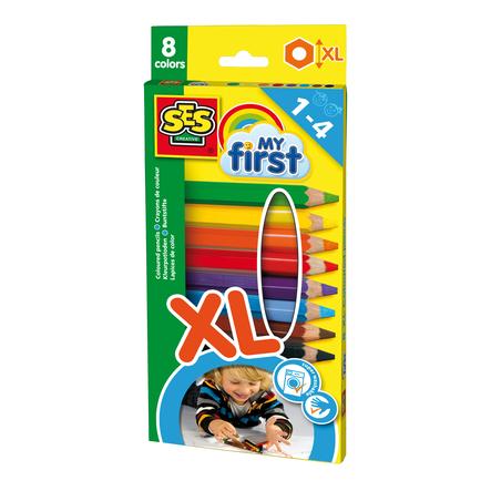 SES Creative® My first - tykkfargede blyanter XL