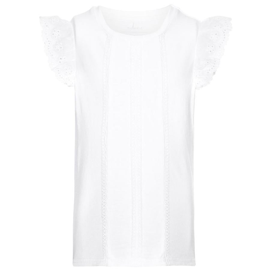 name it Girls T-Shirt Grete bright white