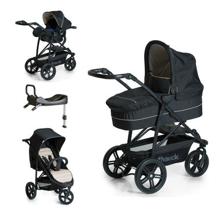 poussette trio avec systeme isofix