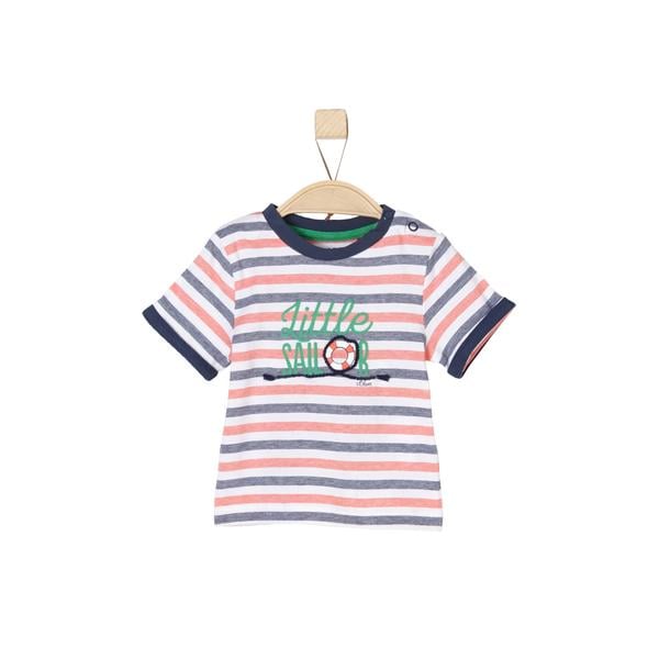 s.Oliver Boys T-Shirt white stripes