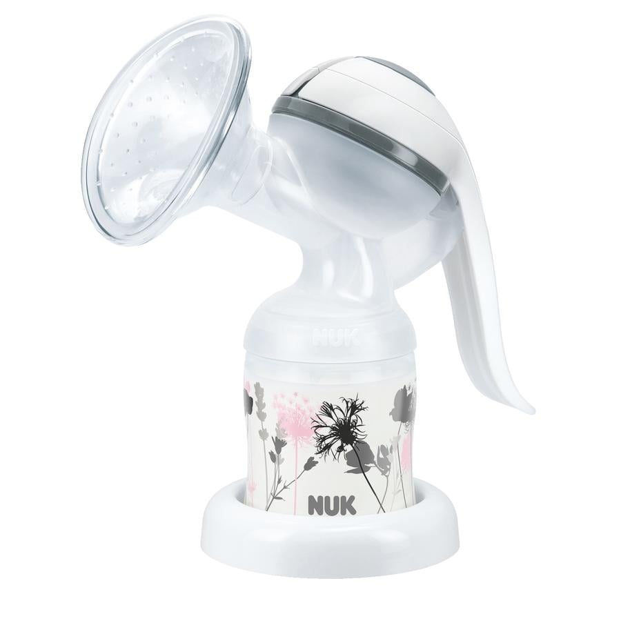 NUK Tire-lait manuel Jolie, avec coussinets en silicone et poignée ergonomique, sans BPA