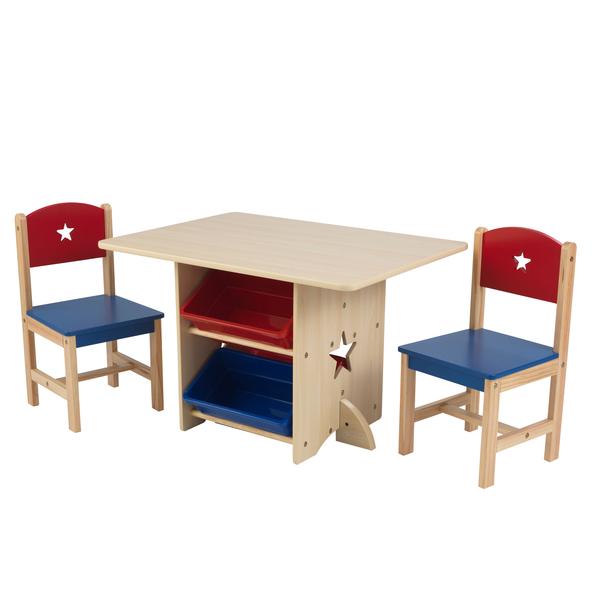 KidKraft® Tafel en 2 stoelen met sterren
