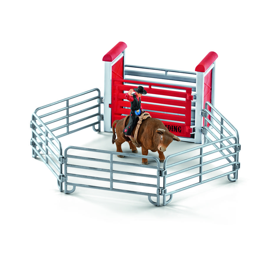 Schleich Bull riding met Cowboy 41419



