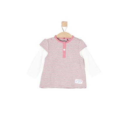 s.Oliver Girls Langarmshirt pink stripes 