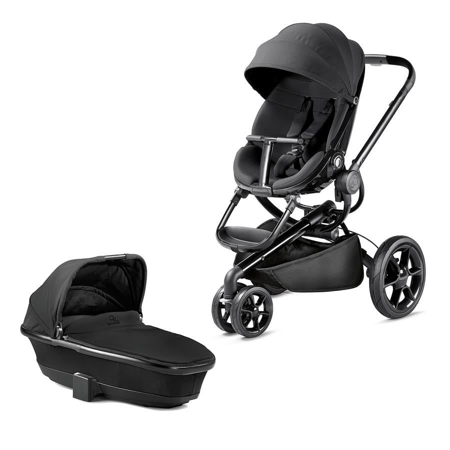 Quinny Kinderwagen Moodd Black Devotion Gestell Schwarz Mit