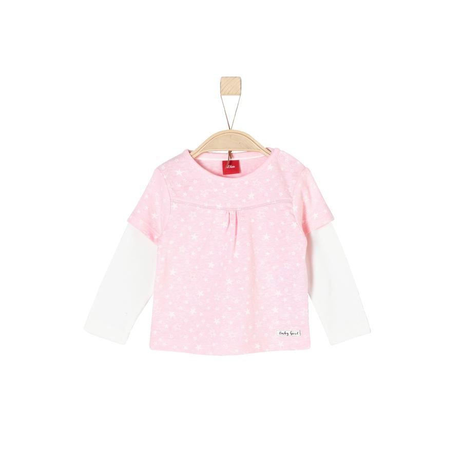 s.Oliver Girl s Chemise manches longues rose clair