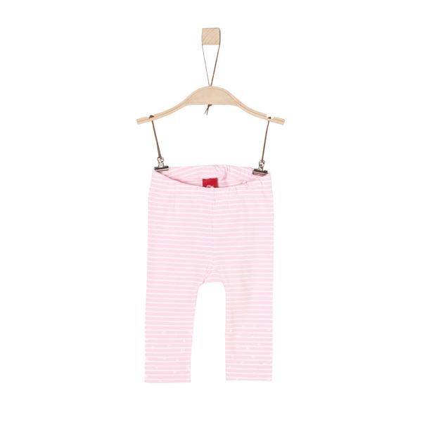 s.Oliver Girls Leggings light pink stripes