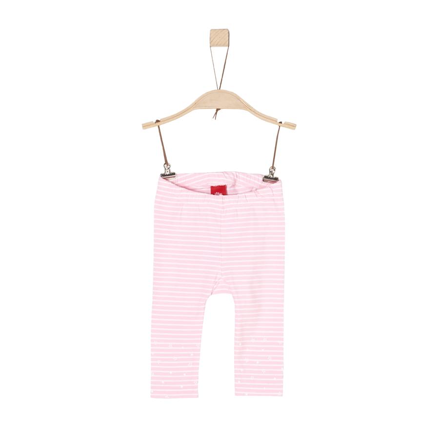 s.Oliver Girls Leggings lys rosa striper