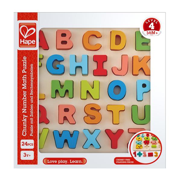 Hape Puzzle mit Großbuchstaben





