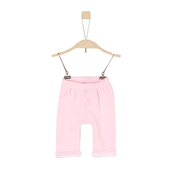 s. Olive r Girls Fleecové kalhoty light pink