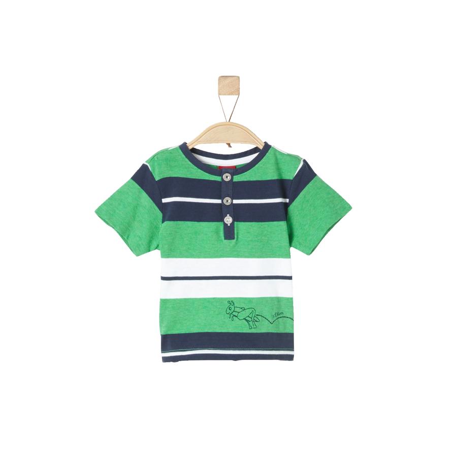 s.Oliver Boys T-Shirt green stripes