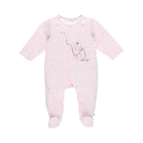 noukie's Girls pyjamas 1-delt hvid/rosa