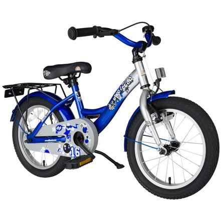 BIKESTAR® Premium Lasten polkupyörä 16'', harmaa-sininen