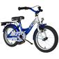 bikestar Premium Sicherheits Kinderfahrrad 16 Classic Silber Blau