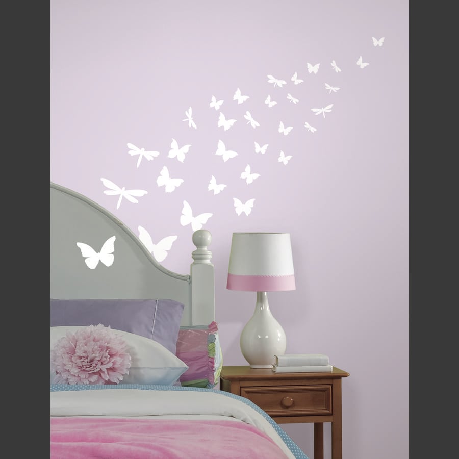 RoomMates Lysende sommerfugler