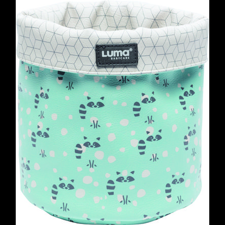Luma® Babycare Verzorgingsmandje Design Racoon Mint small