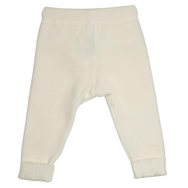 maximo Pantaloni eco-wool bianco