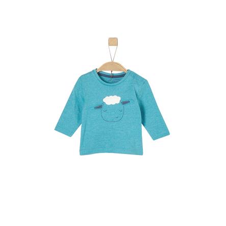 s.Oliver Boys Chemise manches longues turquoise