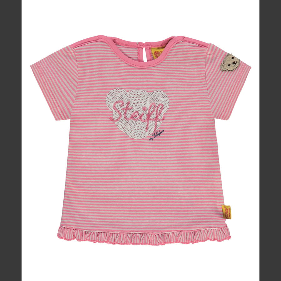 Steiff Girl s Chemise manches longues à rayures roses