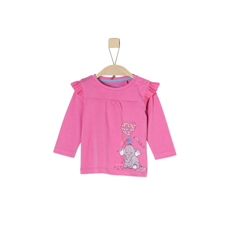 s.Oliver Girl s chemise à manches longues rose 