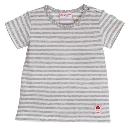 SALT AND PEPPER BabyGlück Girls T-Shirt stripe grey melange

